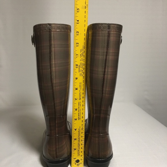 Ugg Waterproof Rain Boots Serpa or wool insoles Plaid Sz 7 EUC almost like new! - Picture 5 of 14